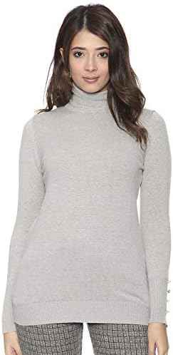 Carina Slim Fit Turtle-Neck Pullover for Women - Safqqa Egypt