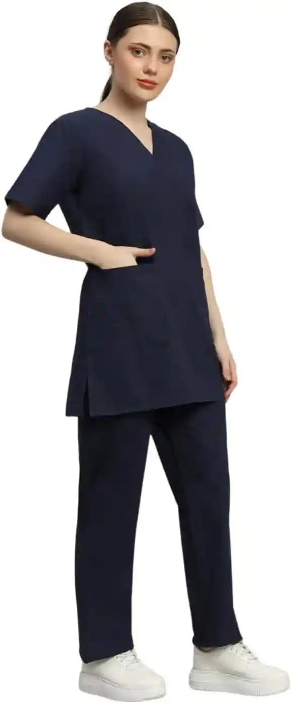 Styleville.in Womens Scrub Suit - Ideal For Doctors, Nurses, Dentists And Healthcare Professionals - Safqqa Egypt