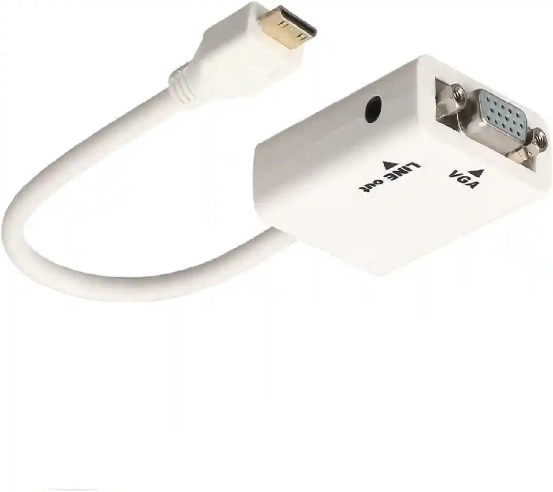 Keendex kx1732 hdmi to vga adapter - white - Safqqa Egypt