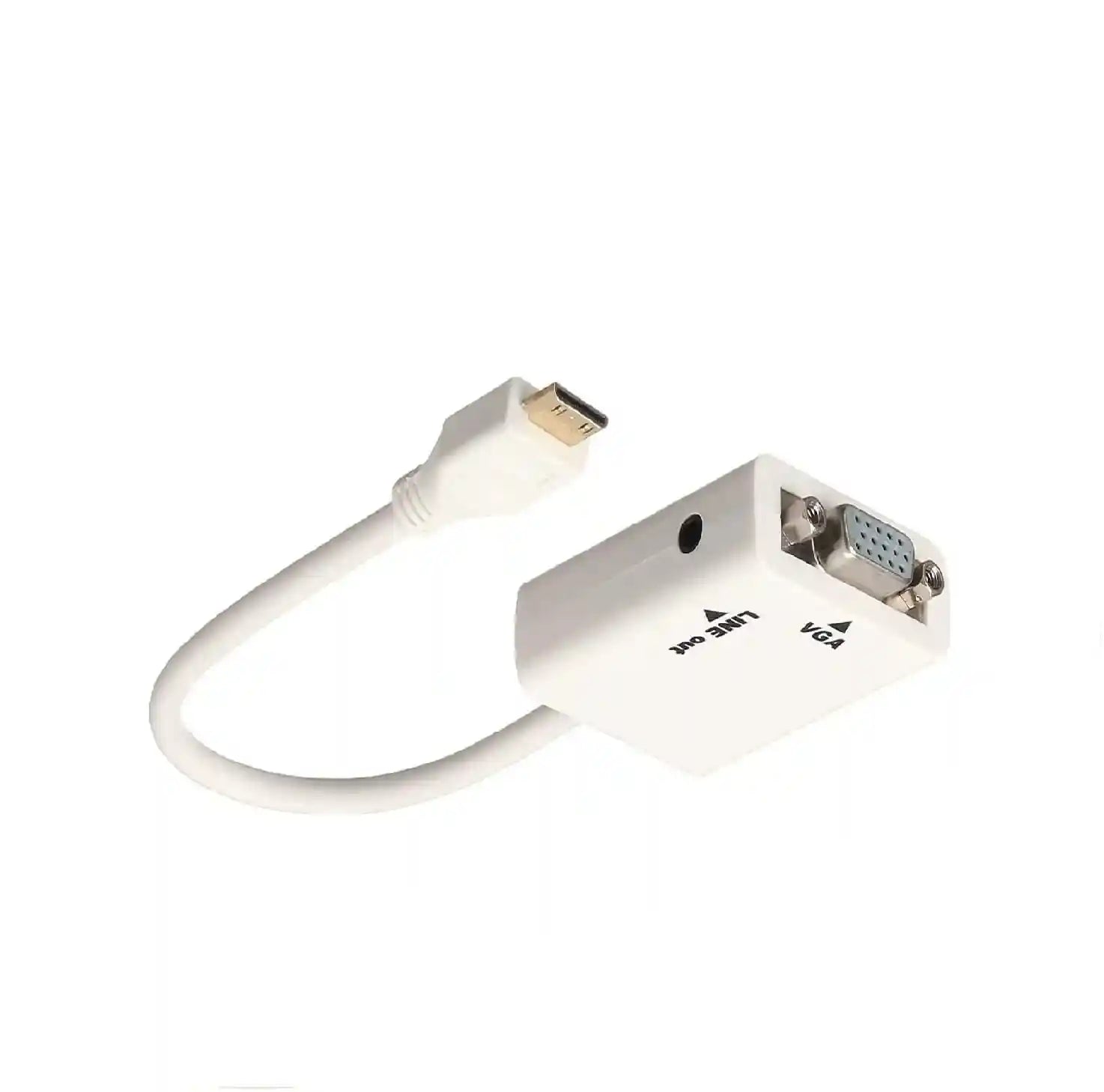 Keendex kx1732 hdmi to vga adapter - white - Safqqa Egypt