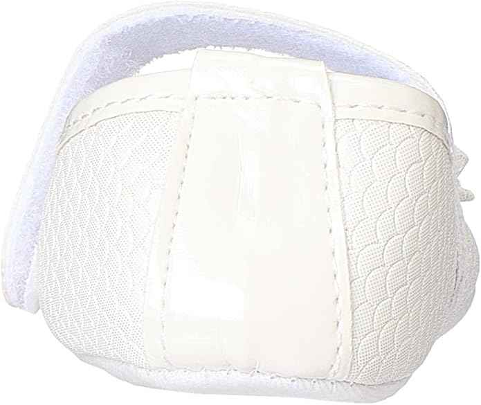 Mix & Max Embossed Pattern Front Bow Velcro Strap Shoes for Girls - 0 - 6 Months - Safqqa Egypt