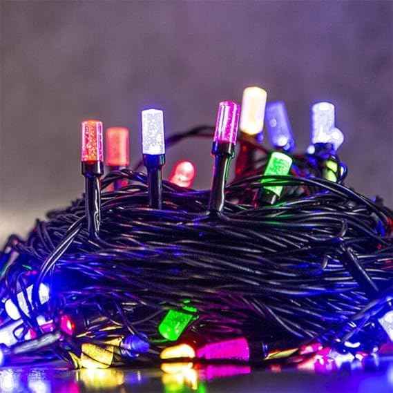 Ramadan Multicolor LED Rope Lights – 9M Wide Wire Candlestick Design - Safqqa Egypt