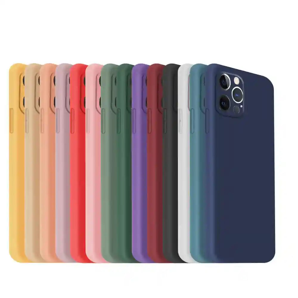 Case for iPhone 13pro max, 6.7-Inch, Silky-Soft Touch, Full-Bodypro maxtective Case, Shockproof Cover with Microfiber Lining (wathet) - Safqqa Egypt