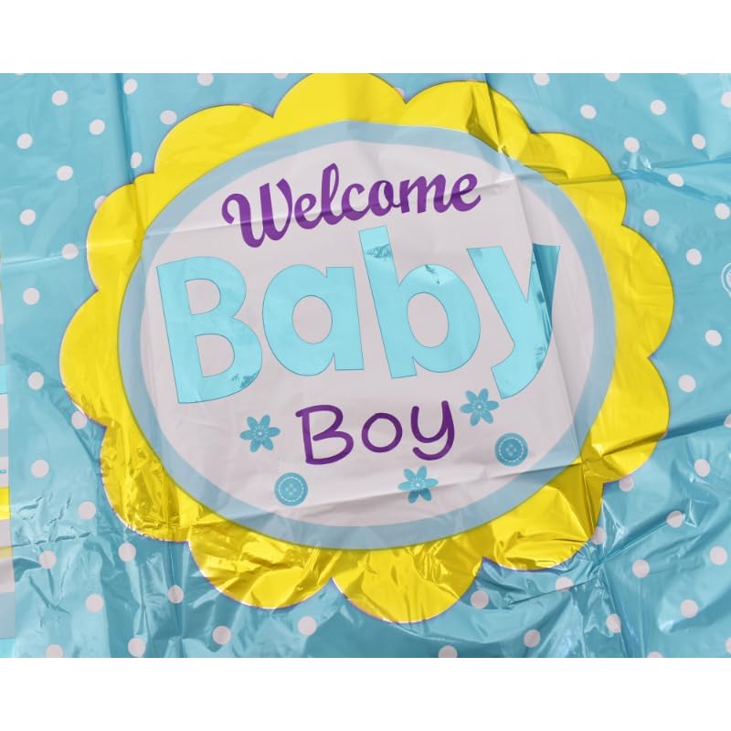 Foil Large Feeding Bottle Shaped Balloon Can Fills With Air Or Helium And Made From High Quality Materials Specially For Baby Boys Shower Parties - Multi Color