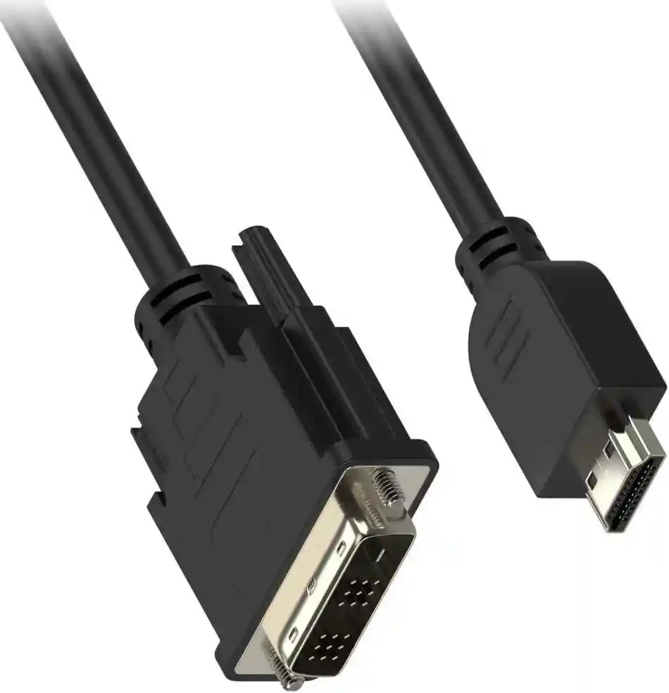 Keendex kx2591 hdmi to dvi-d monitor display cable, 1.4 meters - black - Safqqa Egypt