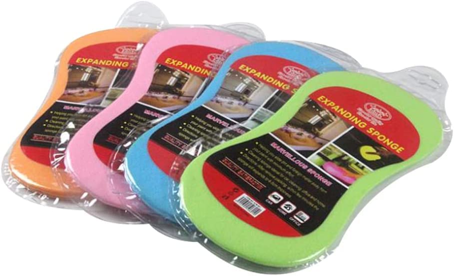 إسفنجة تنظيف مضغوطة من الياسين مثالية للاستخدام في المطبخ والحمام والمنزل عمومً