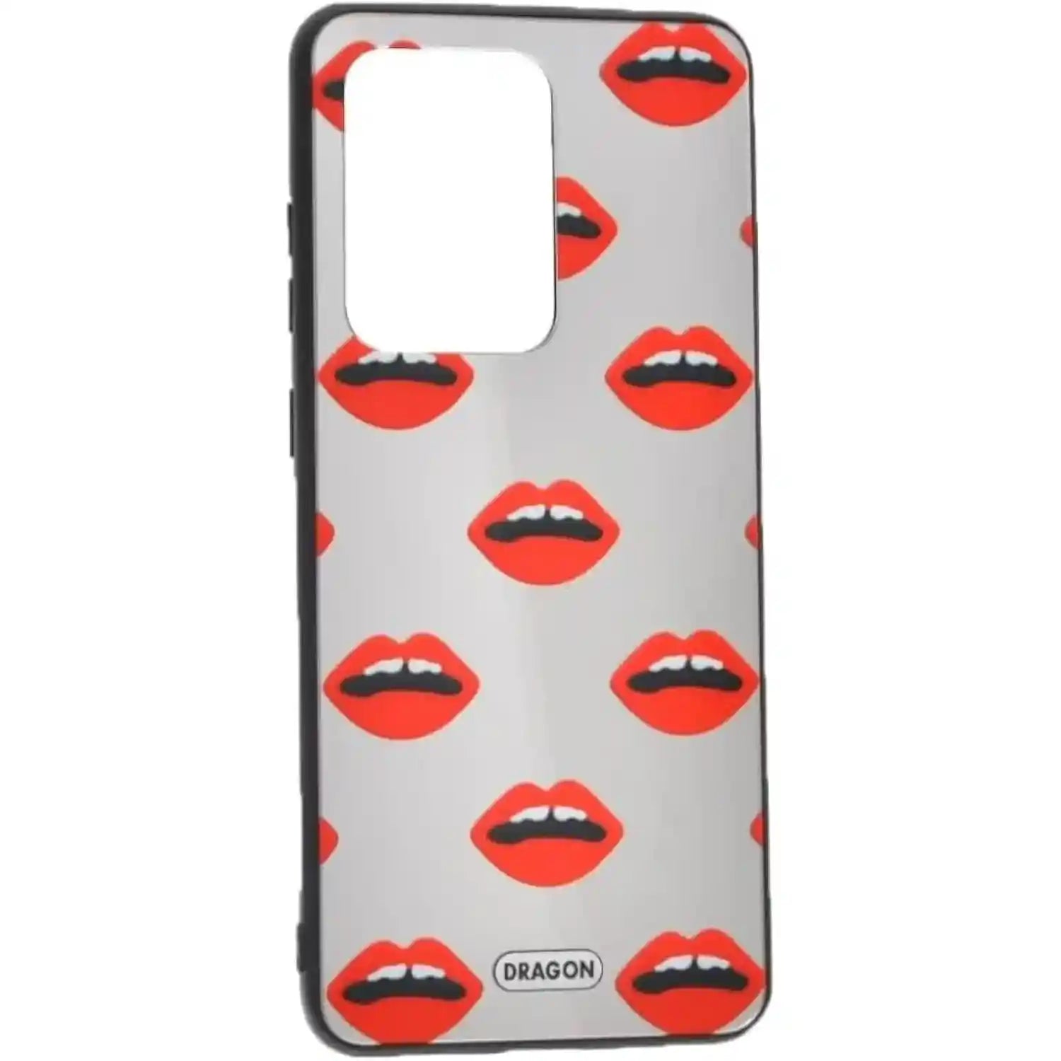 Dragon Plastic Creative Back Phone Protection Case Funky Design With Silicone Safety Edges And Mirror Back For Samsung Galaxy S11 / S20 Ultra - Multi Color - Safqqa Egypt