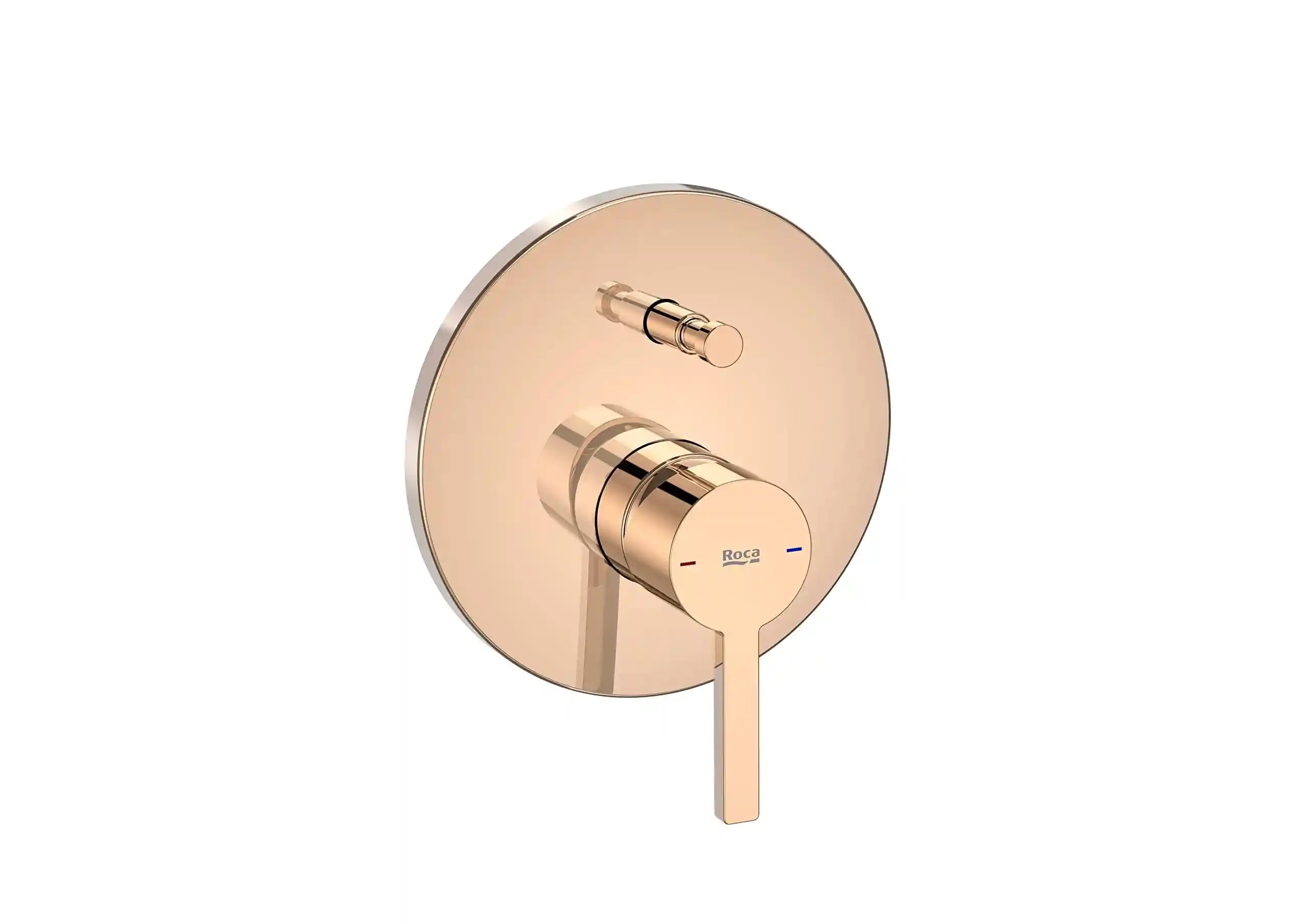 Roca naya burial mixer rose gold with automatic diverter - Safqqa Egypt