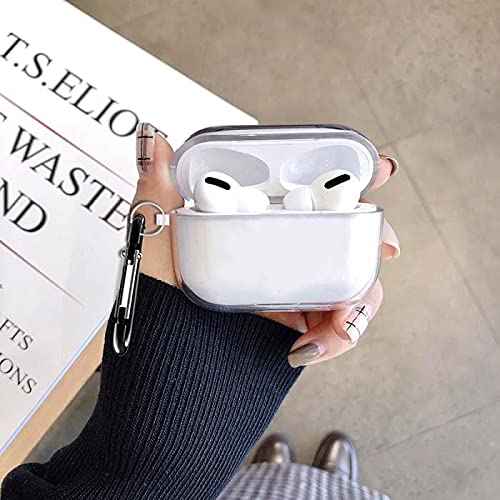 Transparent protective hard clear case cover for airpods pro - pure transparent - Safqqa Egypt