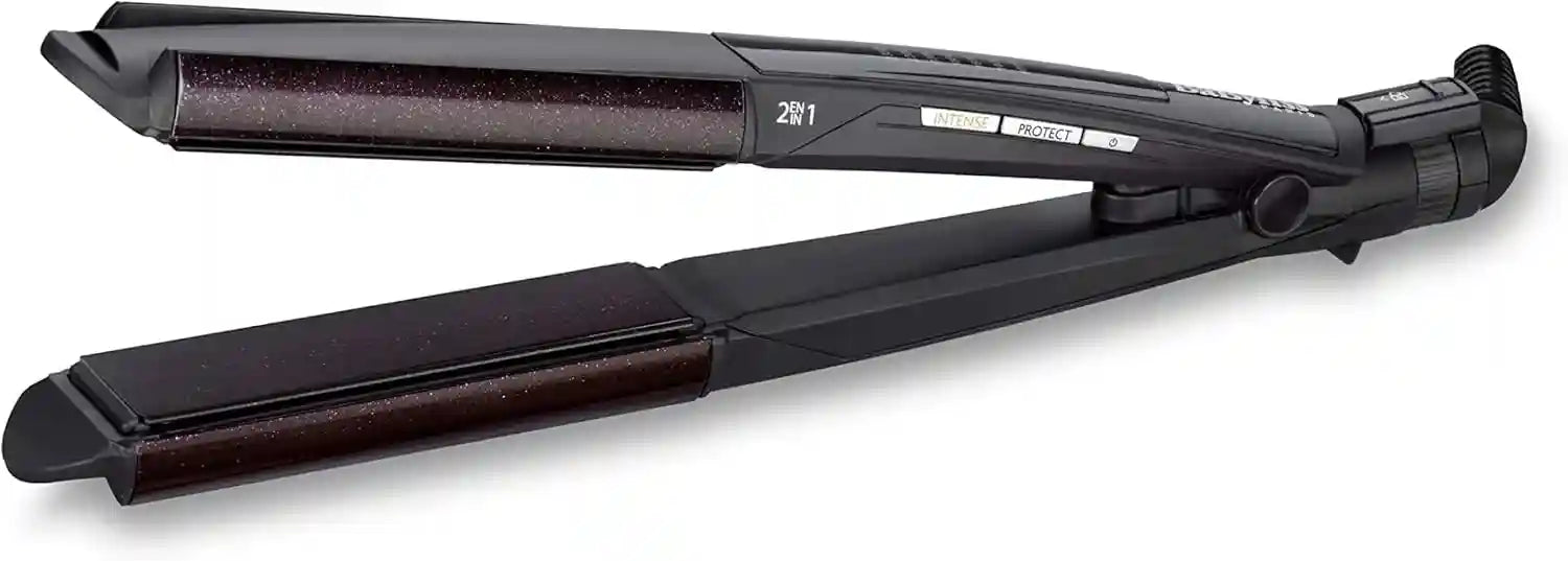 HOME GOLD hair straightener, Salon-Quality Styling with 750°F Heat, Perfect for Curly and Straight Hair, Rapid 30-Second Heat-Up, and 360° Rotating Cord, 35W, Model: HG-390 - Safqqa Egypt