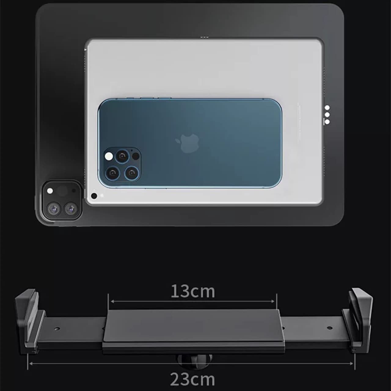 حامل الأجهزة اللوحية ذو الذراع الطويل وتصميم المفاصل الثلاثة هو حامل مكتبي متين وقابل للتعديل بشكل كامل، مثالي للاستخدام على المكتب أو السرير أو أثناء العمل. مصنوع من سبائك الألمنيوم القوية والخفيفة التي توفر ثباتًا عاليًا ومظهرًا أنيقًا عصريًا