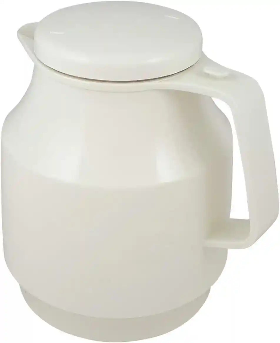 Helios Tea Boy Vacuum Jug White 1 Litre- Damage Box - Have Scratches - Safqqa Egypt