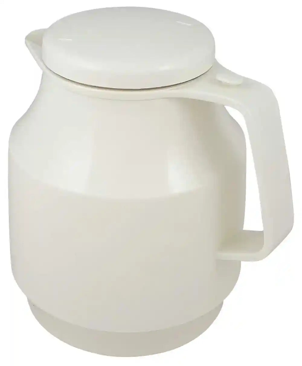 Helios Tea Boy Vacuum Jug White 1 Litre- Damage Box - Have Scratches - Safqqa Egypt