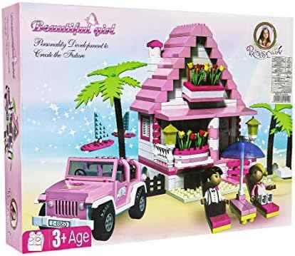 Beach house block-puzzle toy for girls from Princess Diary 24401 - Multicolored - Safqqa Egypt