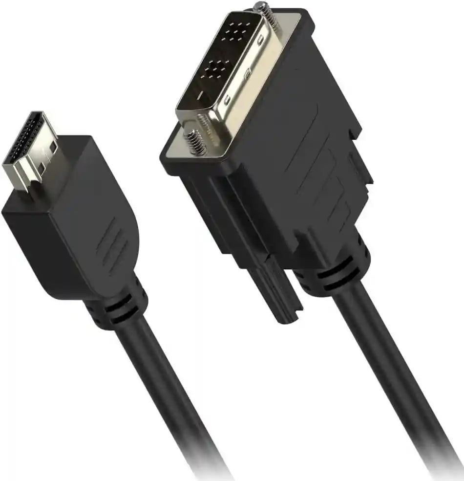 Keendex kx2591 hdmi to dvi-d monitor display cable, 1.4 meters - black - Safqqa Egypt