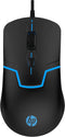 HP Wired Gaming Mouse with 7 Color LED Light and DPI Control - M100, Black