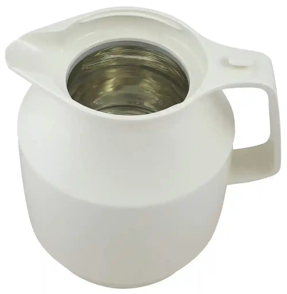 Helios Tea Boy Vacuum Jug White 1 Litre- Damage Box - Have Scratches - Safqqa Egypt