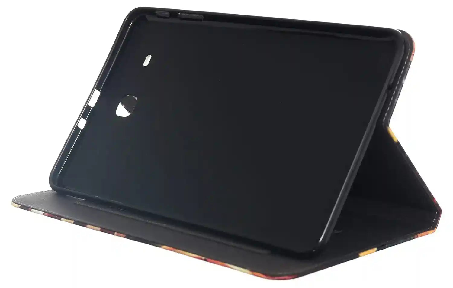 Fashion Case 360 Degree Full Protection Printed Leather Tablet Case for Samsung Galaxy T560, 9.6 inches - Multi Color - Safqqa Egypt