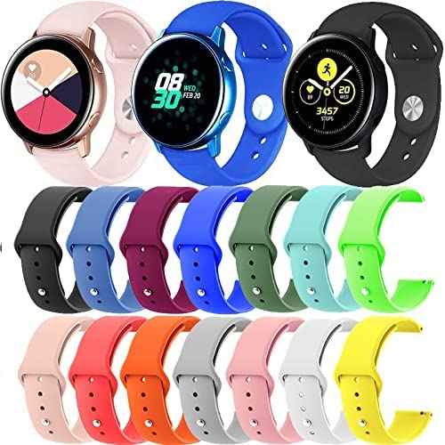 Sport Silicone Band (22mm) for Huawei GT1/ GT2 46mm/Samsung S3 & S4 46mm/Active2 3.45mm/Honor Magic 2 46mm, Blue - Safqqa Egypt