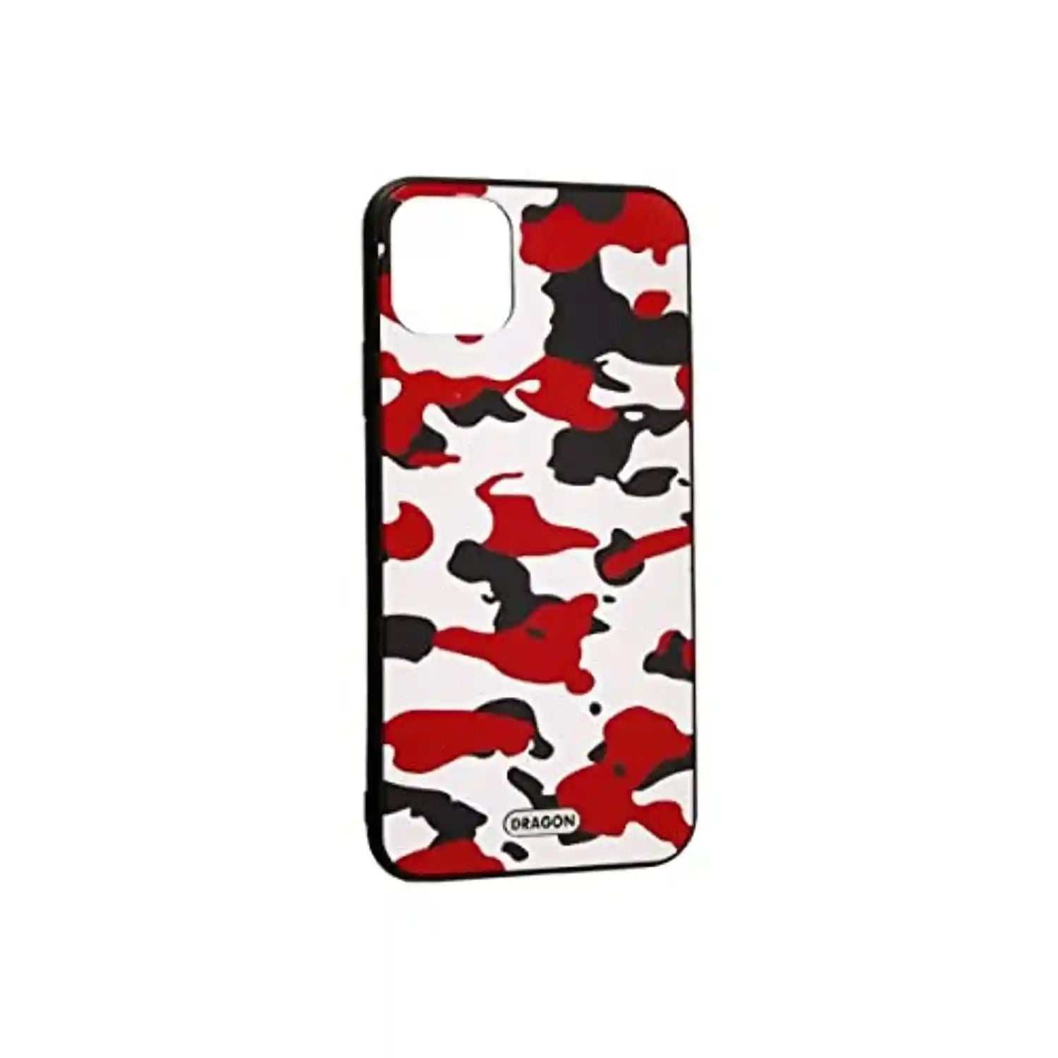 Dragon mirror back cover hard slim creative case camouflag desing for iphone 11 pro max - multi color - Safqqa Egypt