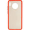 Generic Plastic Hard Back Phone Case With Colored Silicone Edges And Semi Transparent Back For Huawei Mate 30 6.62 inch -Red - Safqqa Egypt