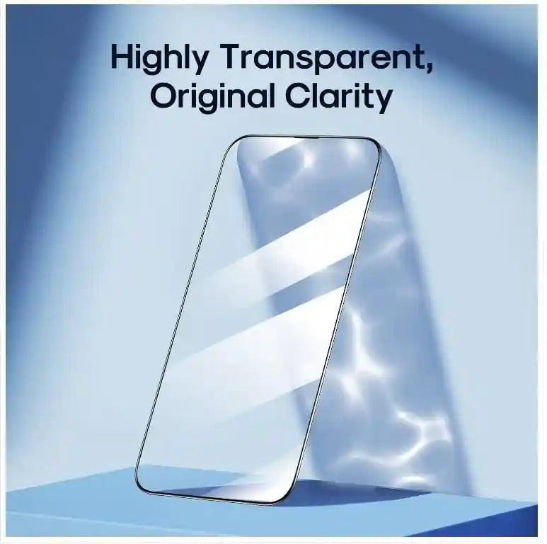 Joyroom Jr-Pf H02 Tempered Glass Screen Protector 2.5D Full Screen With Black Edge For Iphone 14 Pro 6.1 Hd -clear - Safqqa Egypt