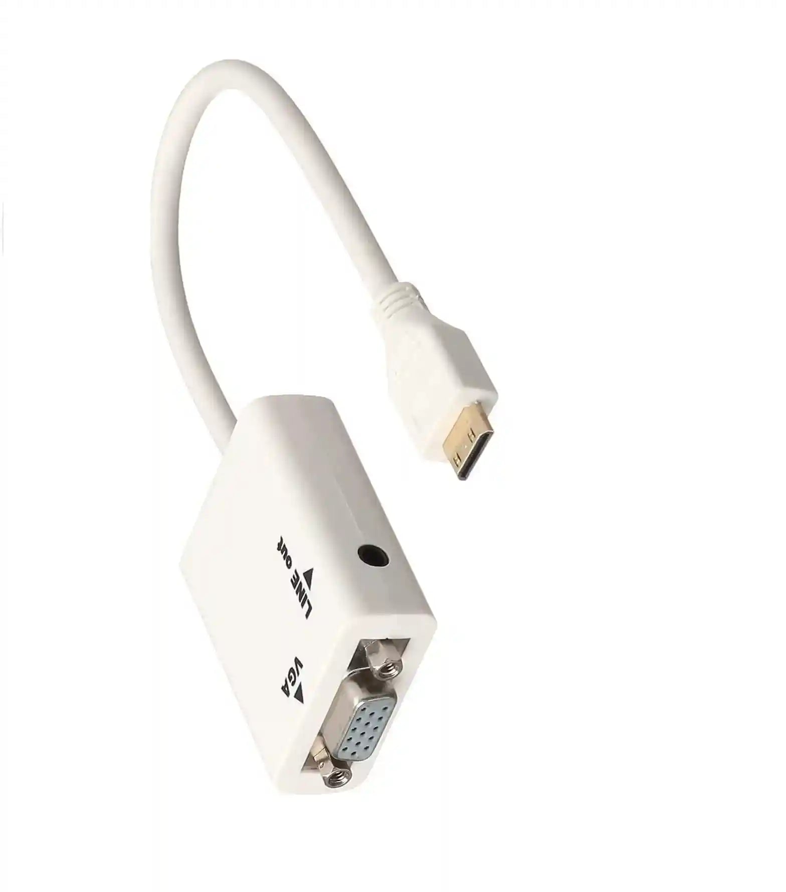 Keendex kx1732 hdmi to vga adapter - white - Safqqa Egypt