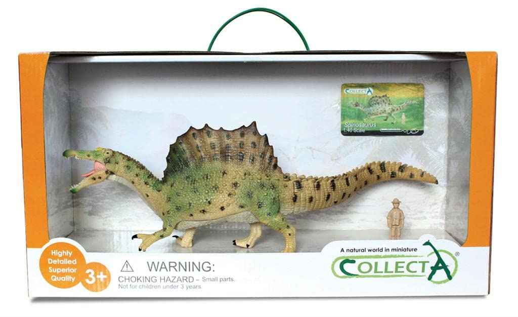 CollectA 1:40 Spinosaurus (with movable jaw) in Window Box - Safqqa Egypt