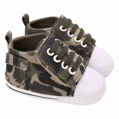 Mix and Max Boys' Camouflage-Pattern High-Top Lace-Up Shoes - Safqqa Egypt