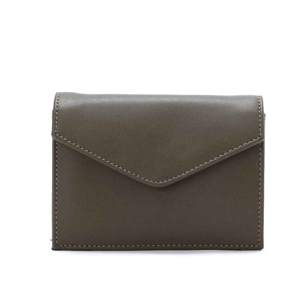 TGS Lisa Leather Bag For Women and Girls - Olive - Safqqa Egypt