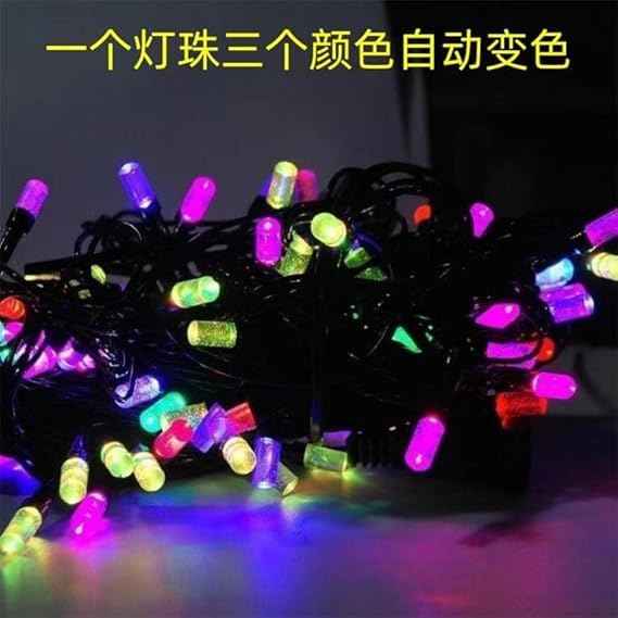 Ramadan Multicolor LED Rope Lights – 9M Wide Wire Candlestick Design - Safqqa Egypt