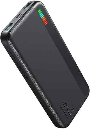Joyroom JR-T016 Dazzling Series 12W Power Bank 10000mAh - Black - Safqqa Egypt