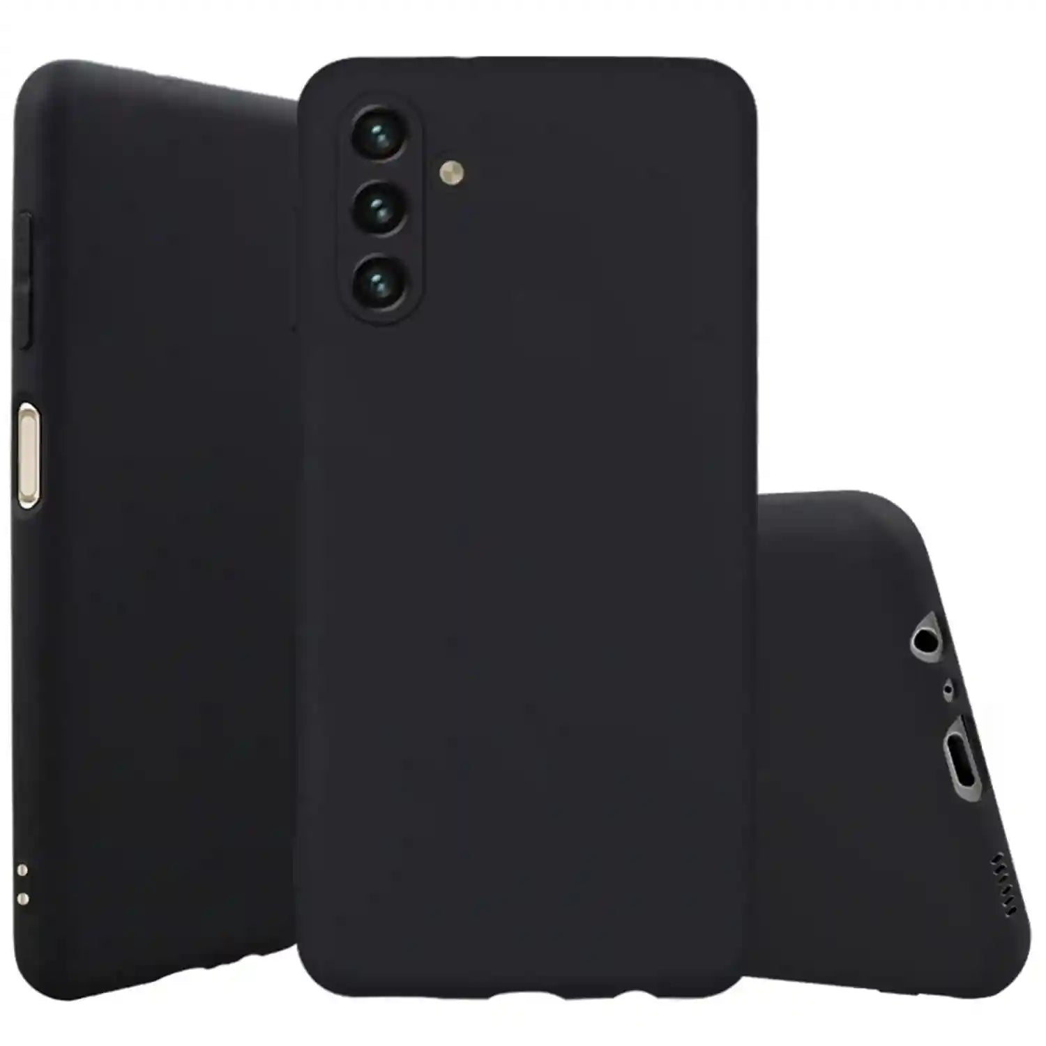 Compatible with Samsung Galaxy A13 5G/A04S Case, Flexible Silicone Protective Phone Case (Black) - Safqqa Egypt