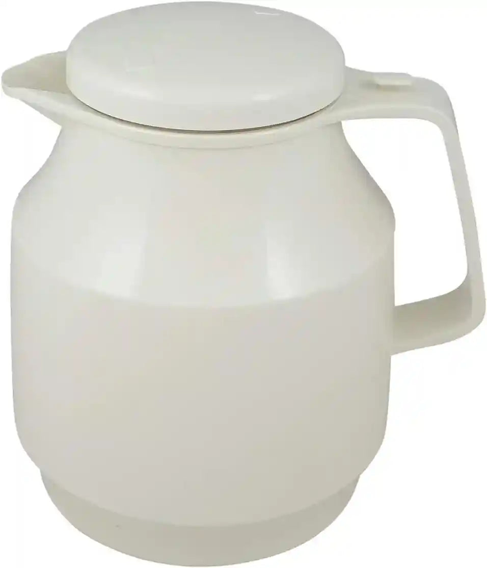 Helios Tea Boy Vacuum Jug White 1 Litre- Damage Box - Have Scratches - Safqqa Egypt