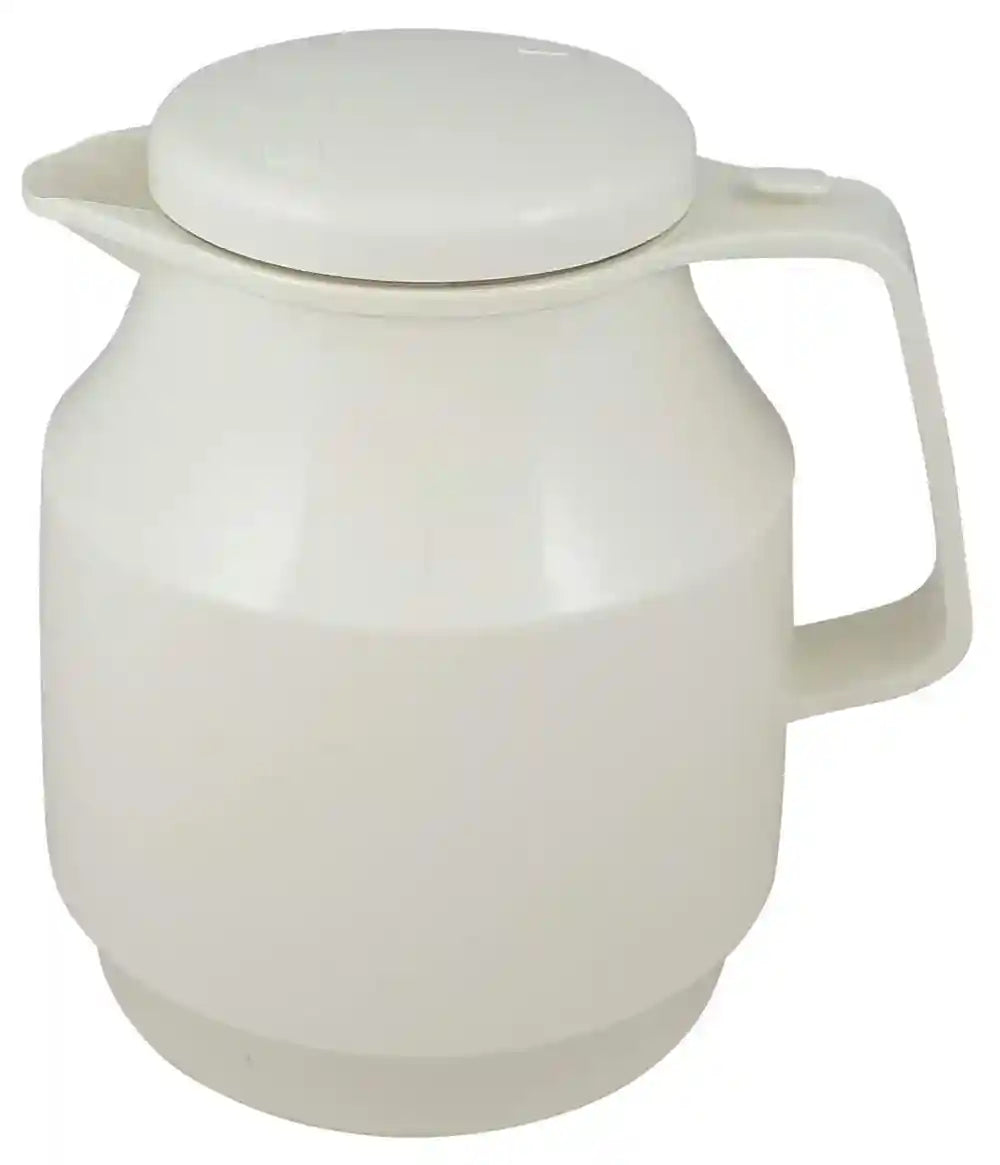 Helios Tea Boy Vacuum Jug White 1 Litre- Damage Box - Have Scratches - Safqqa Egypt