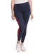 ankle Length Color-Block Sheer Panel Training Tights for Women - Safqqa Egypt