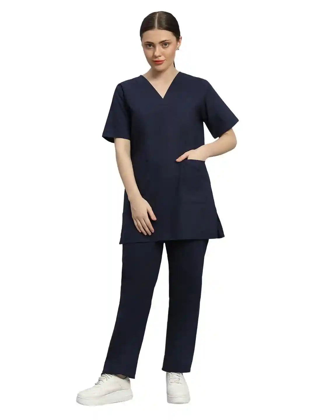Styleville.in Womens Scrub Suit - Ideal For Doctors, Nurses, Dentists And Healthcare Professionals - Safqqa Egypt