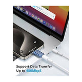 محول Remax RA-USB1 من Micro USB إلى Type C متوفر وعملي لمجموعة متنوعة من الهواتف الذكية - فضي