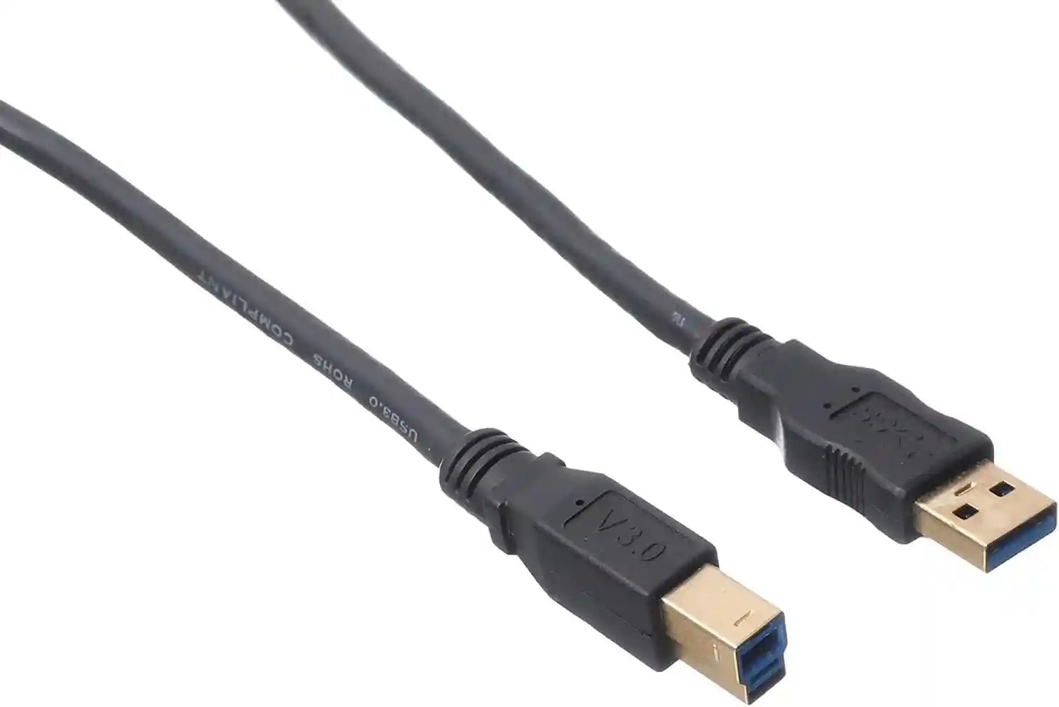 Keendex Kx1972 Cable Printer USB (B) 3.0 Male To USB 3.0 SuperSpeed, 2M - Black - Safqqa Egypt