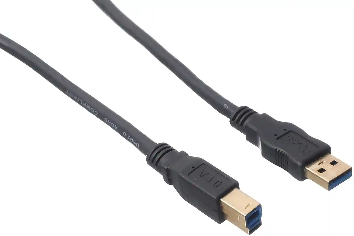 Keendex Kx1972 Cable Printer USB (B) 3.0 Male To USB 3.0 SuperSpeed, 2M - Black - Safqqa Egypt