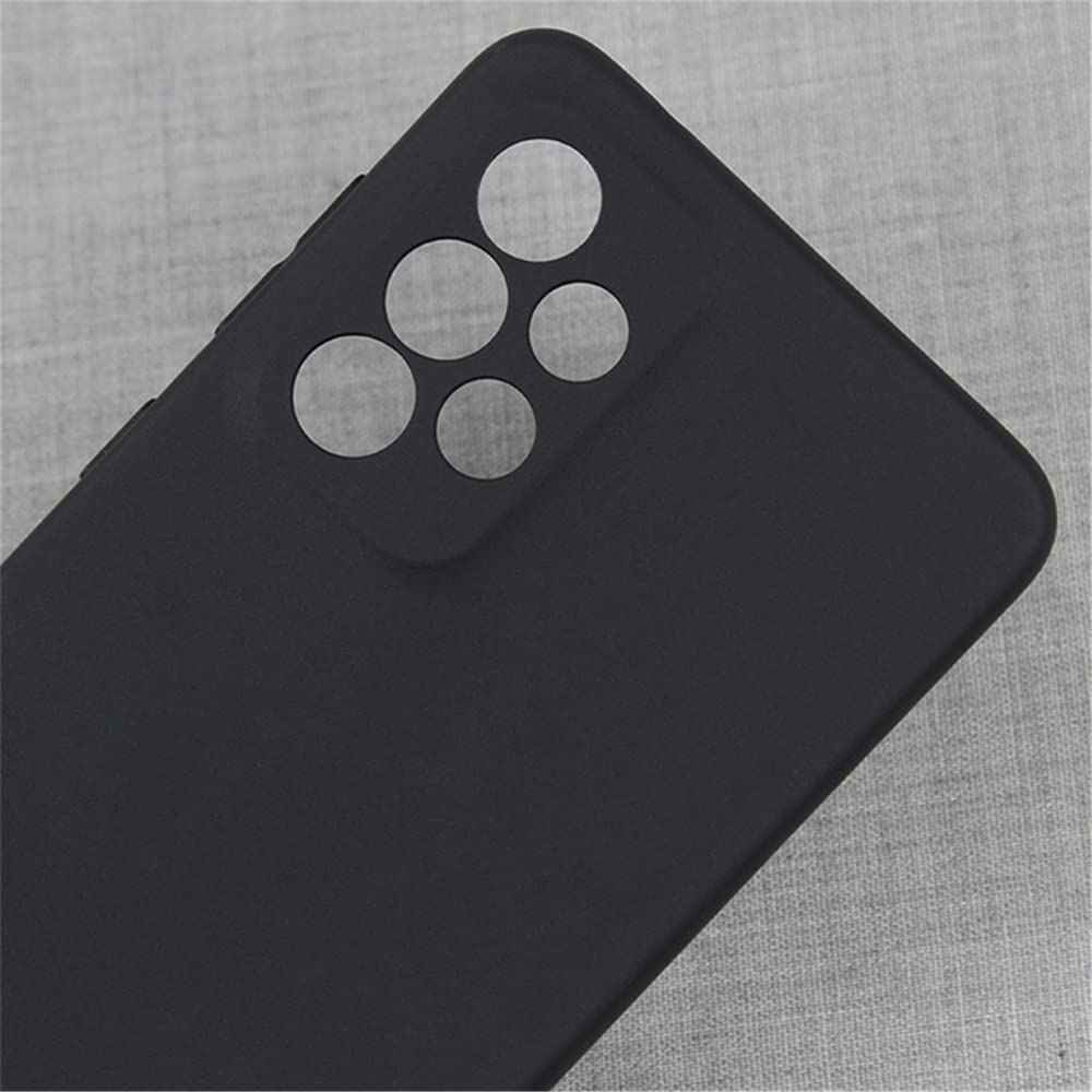 Compatible with Samsung Galaxy A33 5G Case, Flexible Silicone Protective Phone Case (Black) - Safqqa Egypt