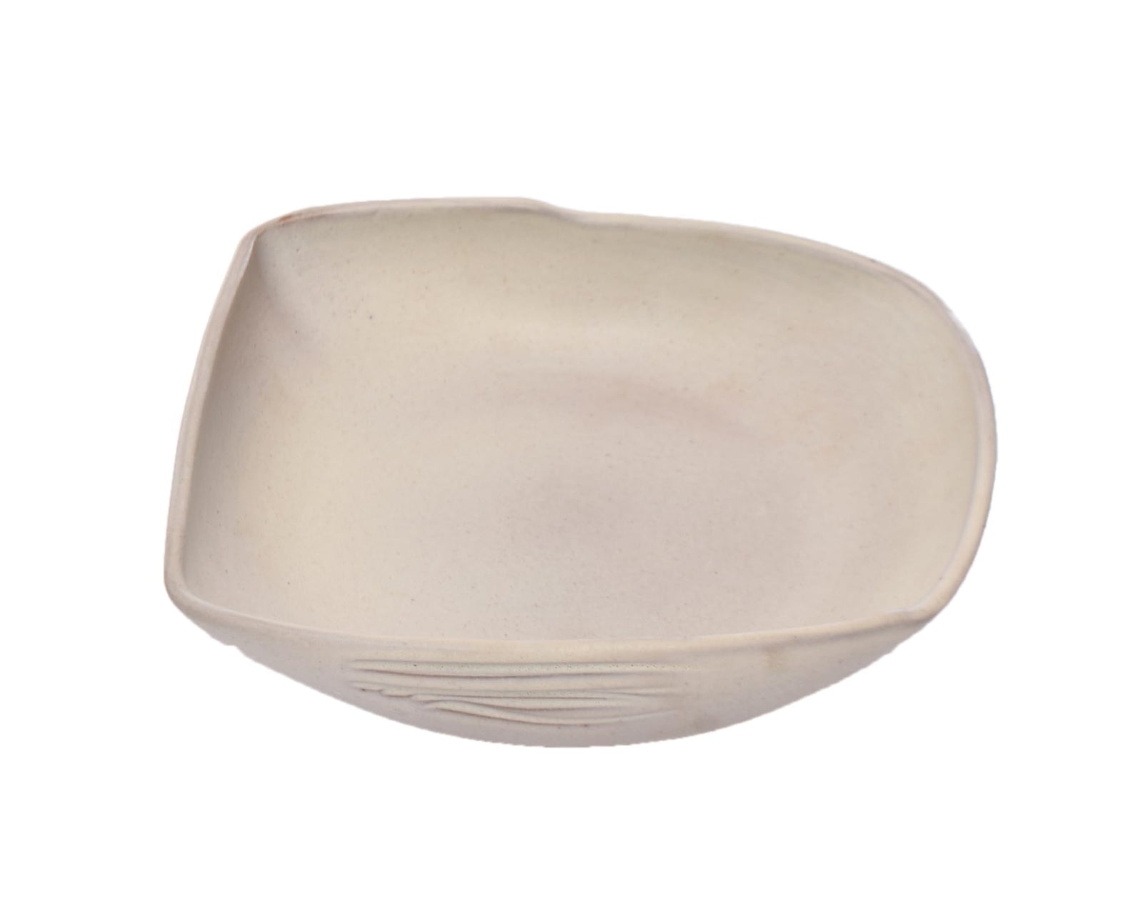 طبق حلوى عميق من AbraCadabra بقطر 22 سم وارتفاع 5 سم – باللون العاجي (الأوف وايت) يتميز بتصميم أنيق وعميق مثالي لتقديم الحلويات أو الفواكه أو الوجبات الخفيفة -بدون بوكس