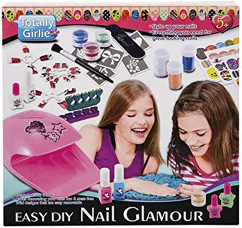مجموعة Totally Girlie Nail Glamour للفتيات