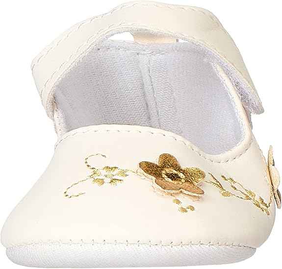 Mix & Max Girls’ Embroidered Flower High-Top Velcro-Strap Shoes - Safqqa Egypt