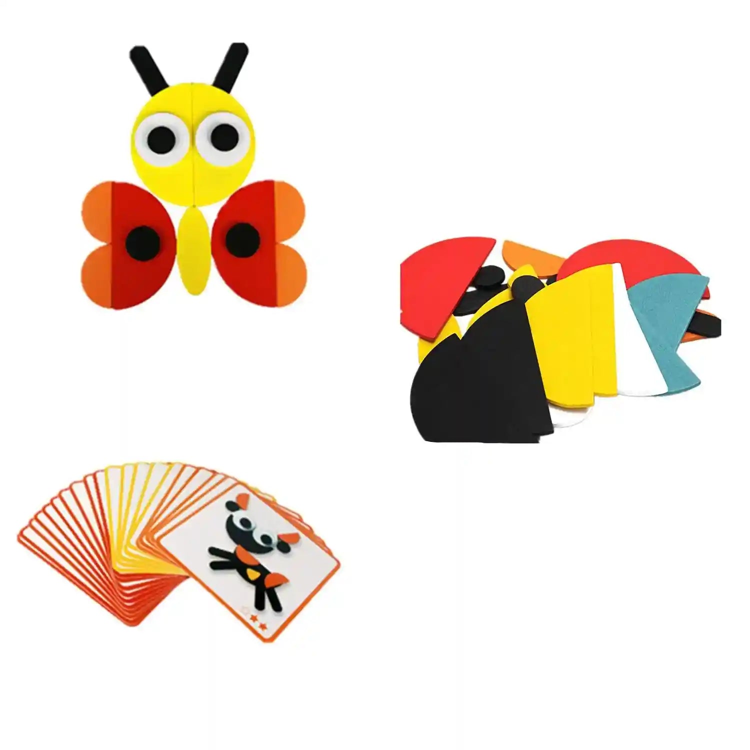 Kids Assembling Puzzles - Educational Animal Theme DIY Puzzle Stacking Kit - Safqqa Egypt