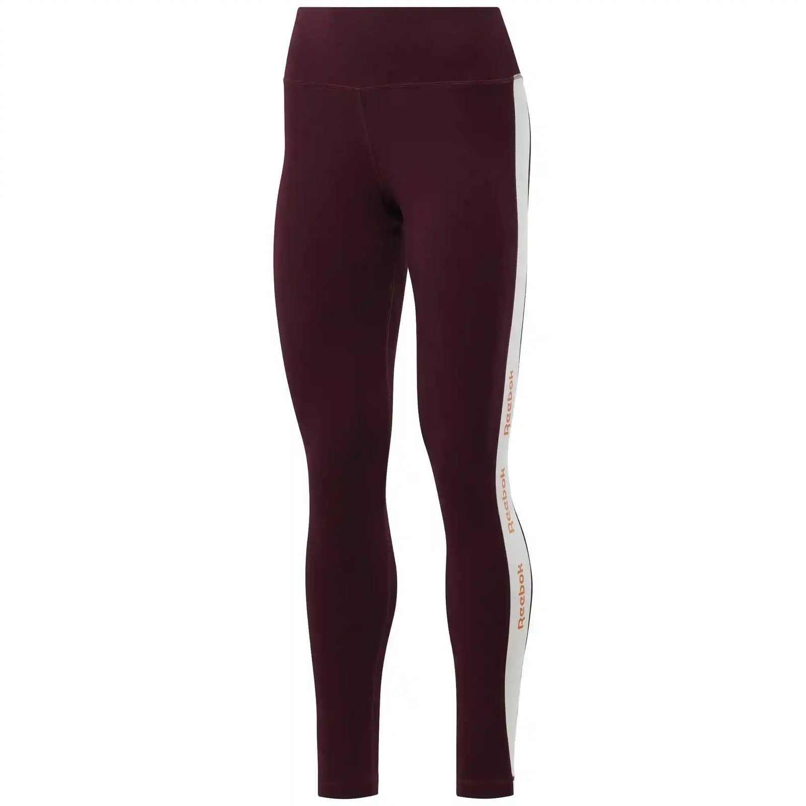 Reebok Legging femme Training Essentials Linear Logo, Dark Red - Safqqa Egypt