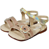 Bellino girls Synthetic leather Open Toe sandal shape flower for girls Sandal