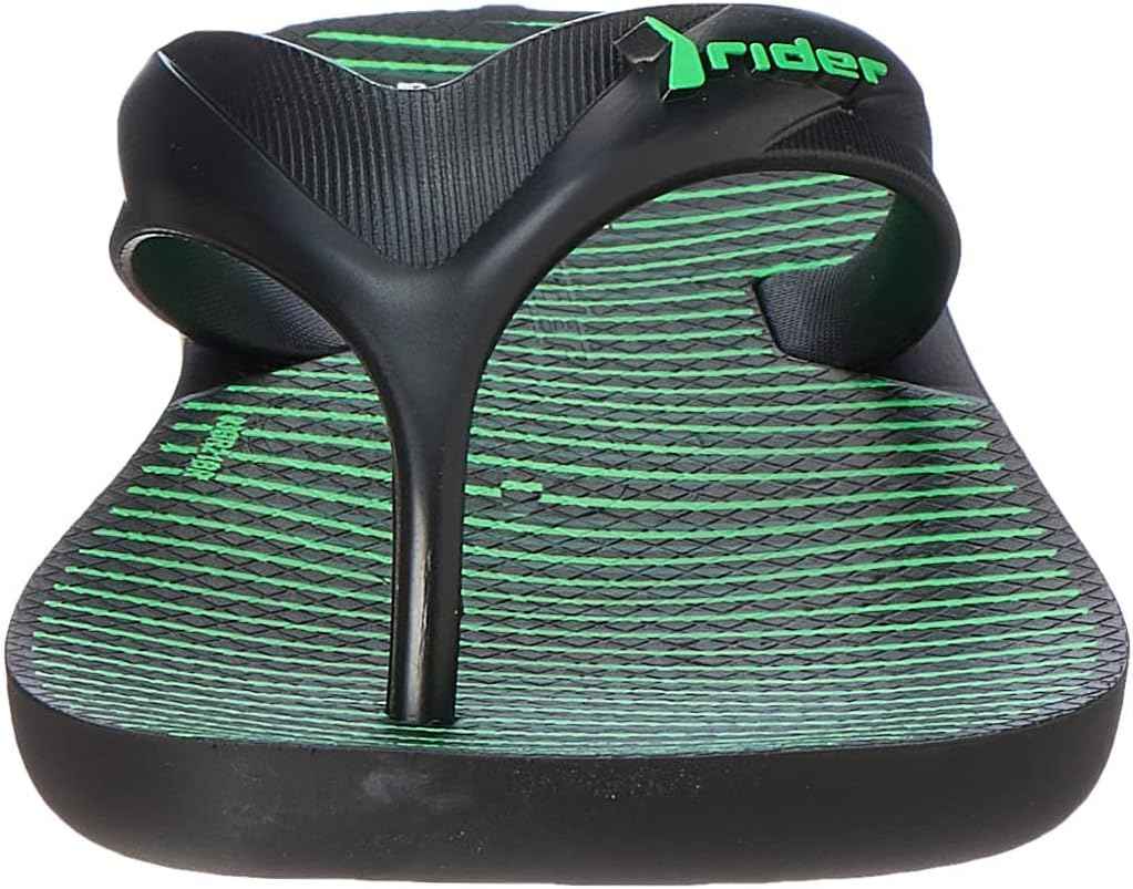 Rider Flip-Flop - Black/Black/Green - Safqqa Egypt