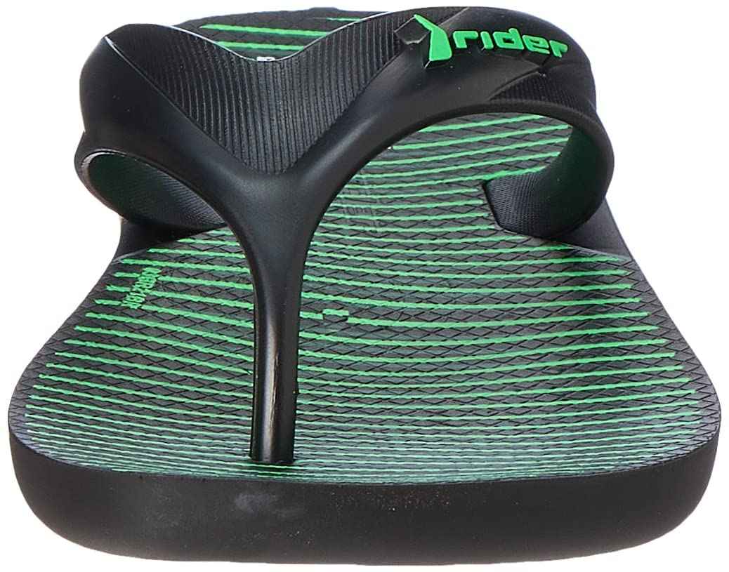 Rider Flip-Flop - Black/Black/Green - Safqqa Egypt