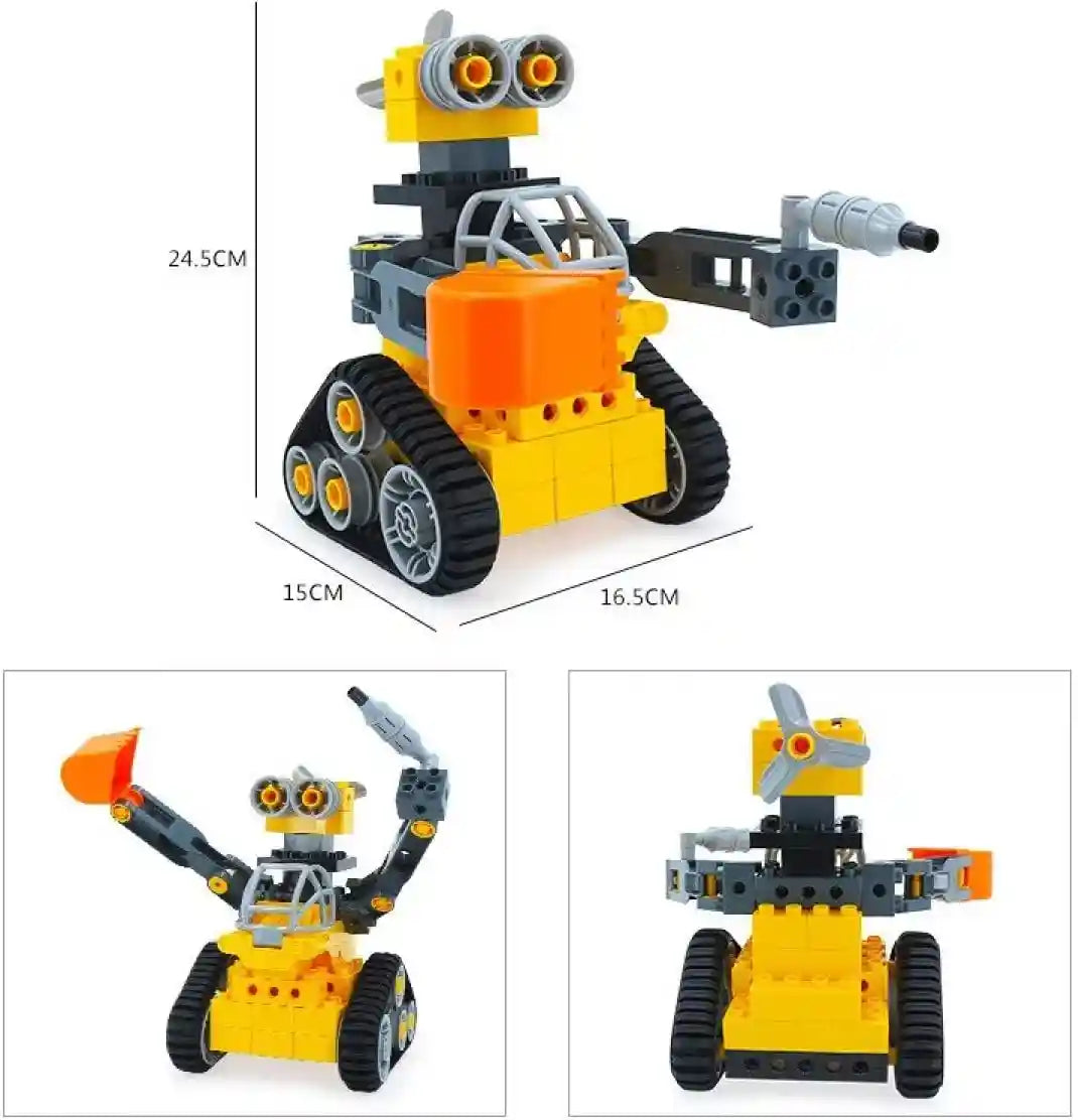 Dubie 401 Robot Shaped Building Blocks - 41 Pieces - Safqqa Egypt